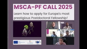 Webinar: MSCA-Postdoctoral Fellowships Call 2025 - How to apply