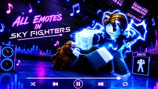 All Emotes in Sky Fighters [ Full Version ]
