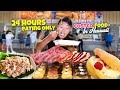 24 Hours Eating ONLY Costco Food in Hawaii! World&#39;s BEST Costco Food?!
