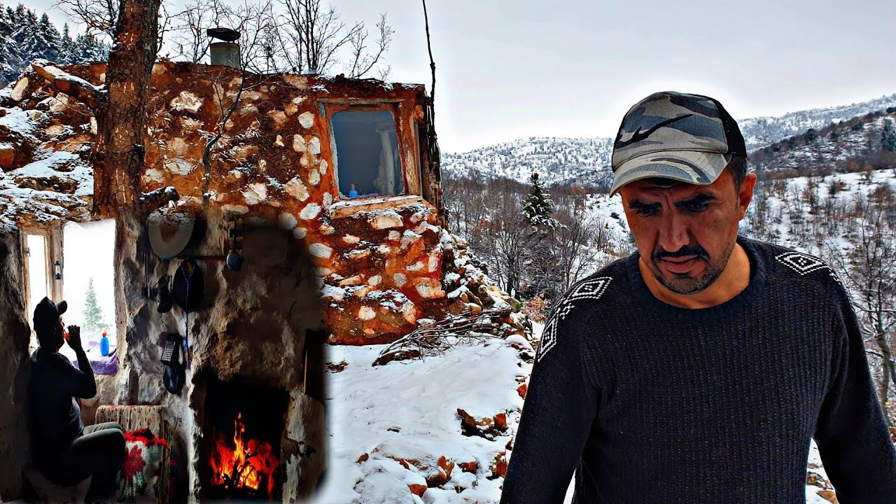 DAĞ EVİNDE GECE ODUN BİTTİ SOĞUKTAN DONUYORDUM SABAH ERKENDEN ORMANA ODUN TOPLAMAYA GİTTİM~GECE KAMP