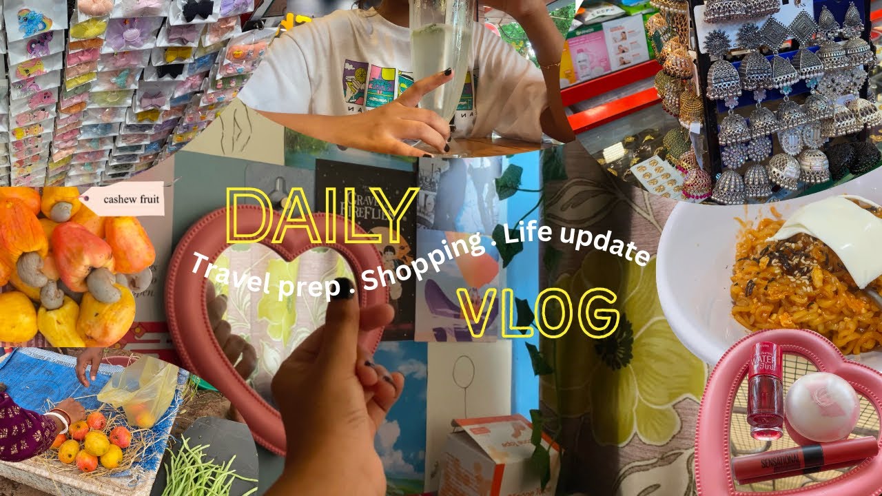 Busy days in my life 😮‍💨 | shopping for the trip 🛍️ | Aesthetic vlog Indian | Cook with me 👩‍🍳