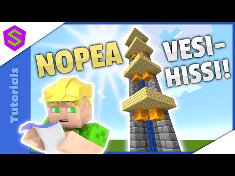 Miten Rakentaa Hissi! | Minecraft Tutoriaali