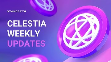 Celestia Ecosystem Updates | TIA | New Stakecito Insights Format!