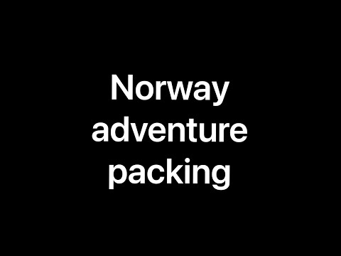 How to pack for a flying adventure around Norway...