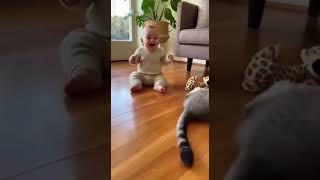 You Can’t Stop Smiling Watching This Baby 😍 #funnyshorts #shortsfeed #viralshorts