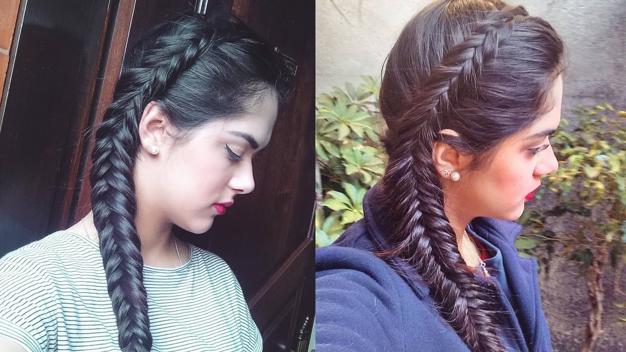 Fique pronta - Trança Espinha de Peixe na Lateral