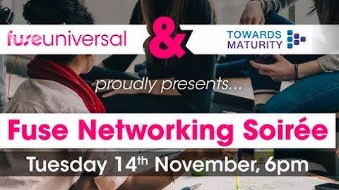 Fuse Networking Soirée - Going Undercover! Exploring the Habit of 40000 learners.