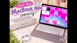 Ep.1 - Mini Vlog / MacBook Neo Unboxing