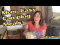 MORE Camping Meals! Large family, dairy free camp meal plans for pop up camping