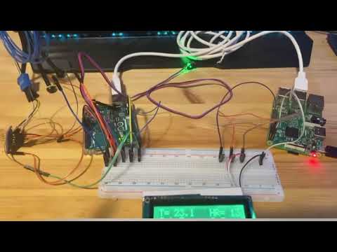Pulse sensor and thermocouple w/ raspberry Pi + Arduino