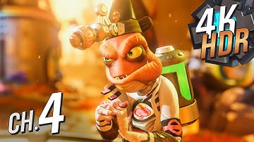 Ratchet & Clank (PS5) - [4K/60fps HDR] (100%, Platinum) Walkthrough Part 4 - Gaspar & Batalia