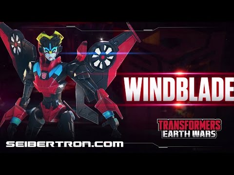 WINDBLADE Character Spotlight video and demo Transformers: Earth Wars