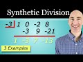 Synthetic Division of Polynomials Quiz