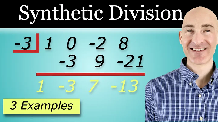 How to do Synthetic Division to Divide Polynomials