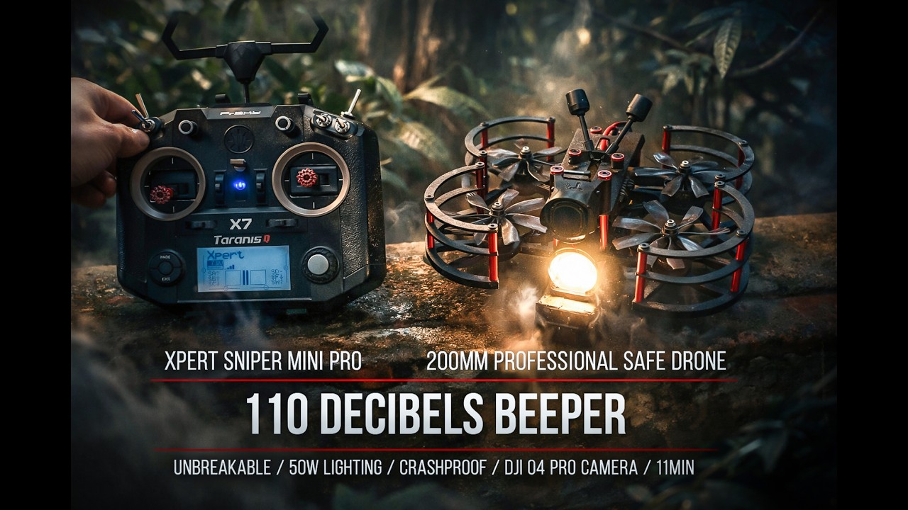Live demonstration of the 110-decibel beeper of the Xpert Sniper Mini Pro