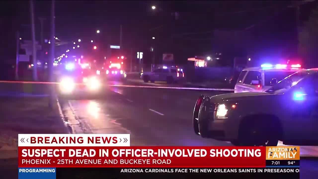 Suspect dead in officer-involved shooting in Phoenix - YouTube