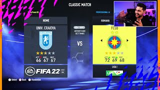 JUCAM FIFA 22 NEXT GEN PE PS5 / FCSB VS UNIVERSITATEA CRAIOVA!!!