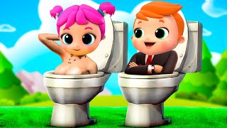 Little Angel & Friends - Skibidi Toilet Meme Song