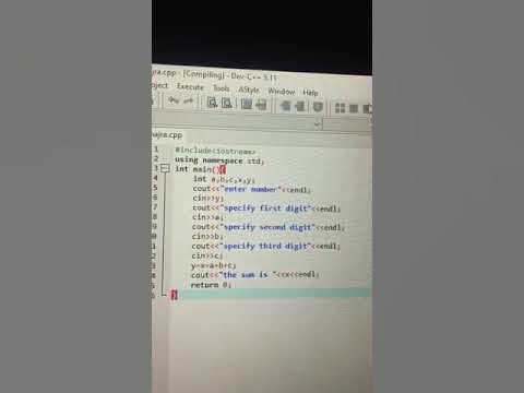C++ Programm to Add two numbers entered by a user - YouTube