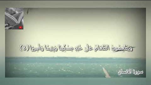 تلاوة خاشعة وآيات مباركة من سورة الإنسان📚|القارئ ياسر الدوسري|حالات واتس اب إسلامية💞