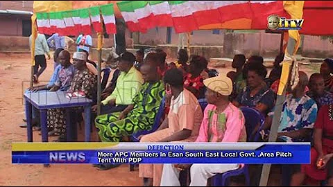 More APC members in Esan South East LG pitch tent with PDP