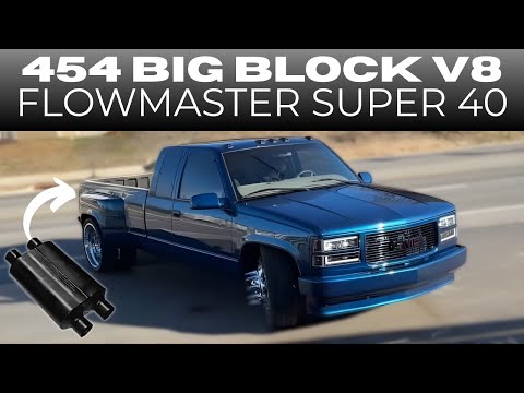 1998 Chevy 3500 454 Big Block V8 w/ Flowmaster Super 40 Series!