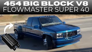 1998 Chevy 3500 454 Big Block V8 W Flowmaster Super 40 Series