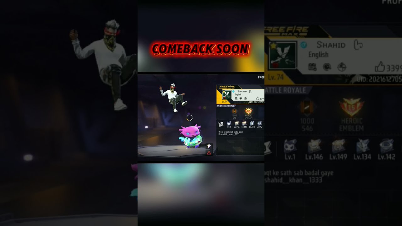  Free Fire Old Id Comeback 2025 Shorts Viral Freefire