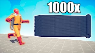1000x OVERPOWERED SKEWER THROWER vs UNITS  TABS | Totally Accurate Battle Simulator 2024