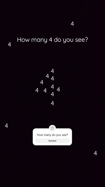 how-many-fours-do-you-see-youtube