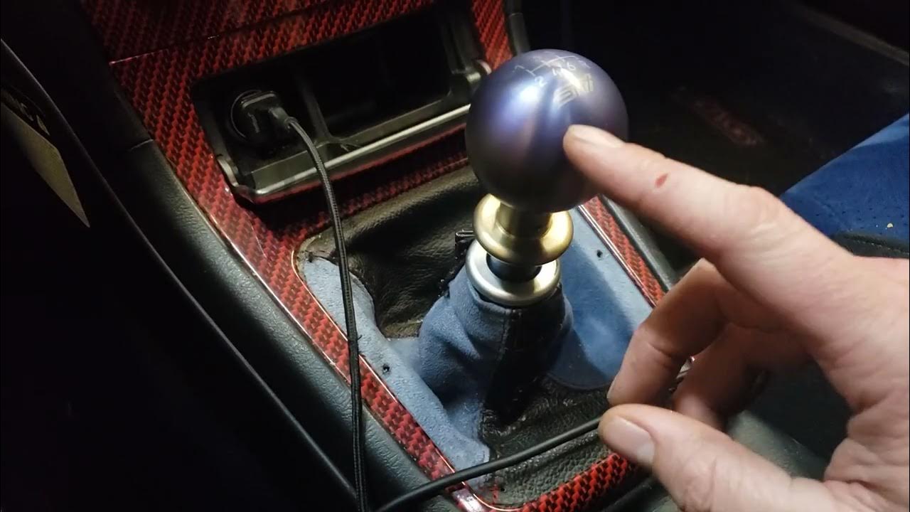 w.c. LatheWerks titanium sphere shift knob YouTube