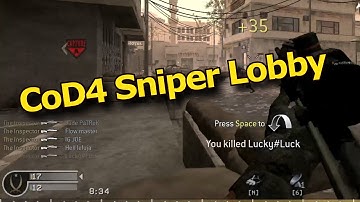 Hitting Clips I Never Could || CoD4 PC Sniper Lobby