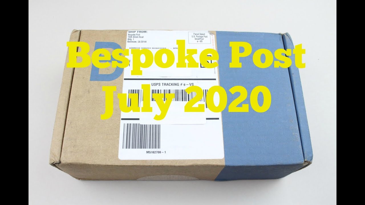Bespoke Post July 2020 Unboxing + Coupon Code YouTube