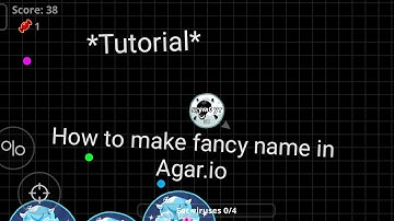 Agar.io Fancy Name Tutorial