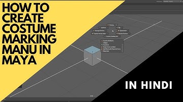 HOW TO CREATE COSTUME MARKING MANU IN MAYA HINDI/QUICK TIP: USE MAYA LIKE A PRO WITH MARKING MANUS