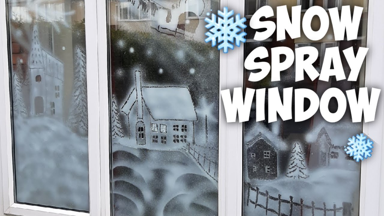 Do you remember the 60s,70s & 80s - I remember decorating my window with  fake snow! Does anyone else still do this?