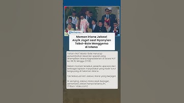 Momen Iriana Jokowi Asyik Berjoget saat Nyanyian Tabola Bale Menggema di Istana, Jokowi Tersenyum