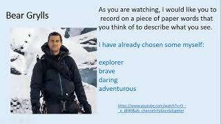 English Bear Grylls Monday 18th Jan