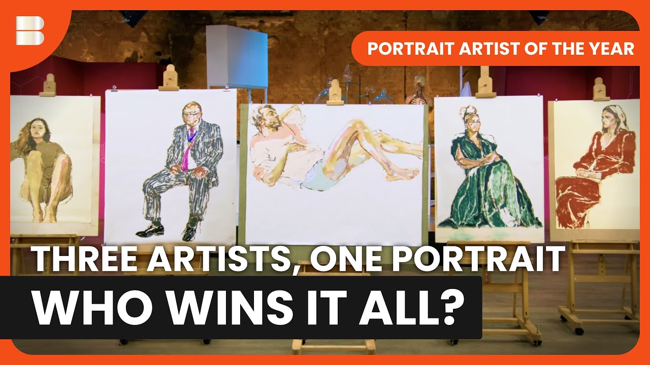 Portrait Artist Final Sir Jonathan Van Tam Sitting | Portrait Artist of the Year