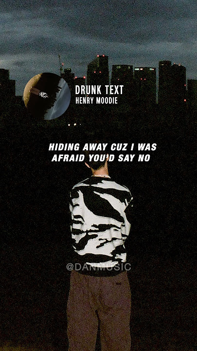 Henry Moodie -drunk text