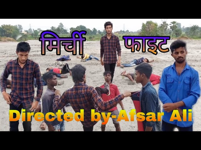 Mirchi fight/Ashfaq Ali Ansari  comedy/power full fight Scene/ Al production class=