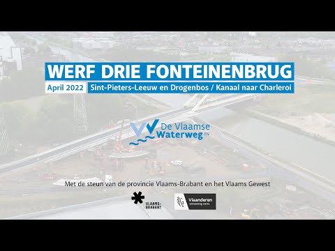 Drie Fonteinenbrug - Sint-Pieters-Leeuw/Drogenbos - plaatsen fietshelling