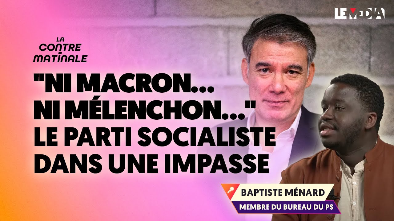 ⁣"NI MELENCHON NI MACRON" : LE PS DANS À UNE IMPASSE ?