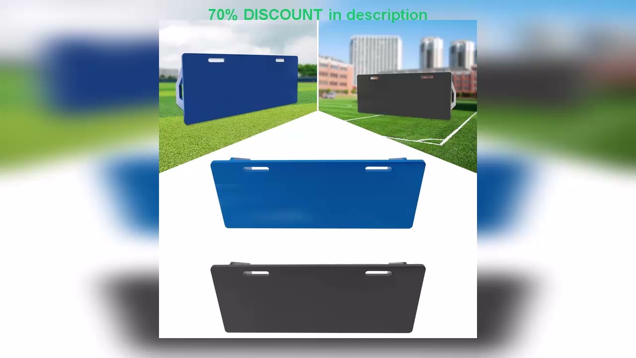 A must-have product! Foldable Soccer Rebounder Board Portable Rebound Wall for Passing & Shooting