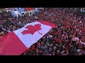 Raptors fans sing 'O Canada' ahead of Game 1 of NBA Finals