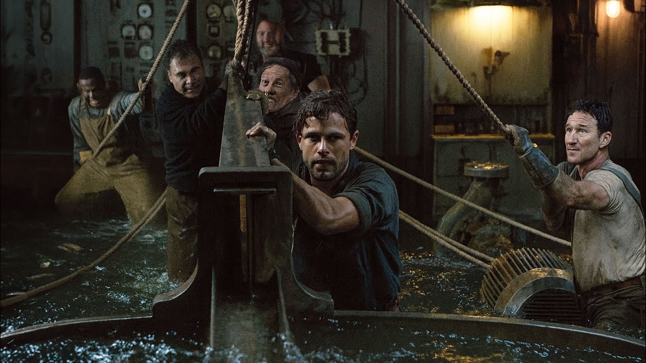 РЕАЛЬНАЯ ИСТОРИЯ: В море шестеро мужчин работают вместе, чтобы спасти свой корабль от затопления