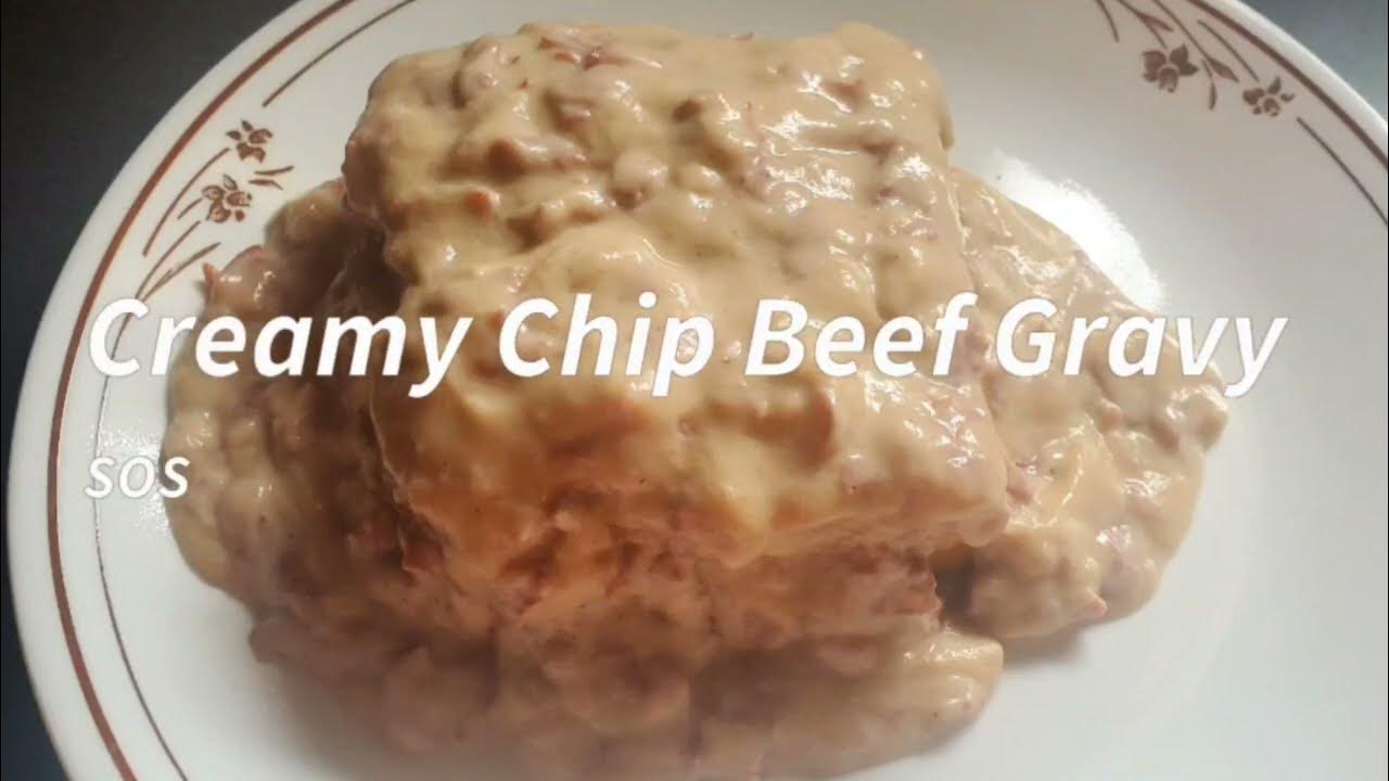 How to make SOS ? Chipped Beef Gravy Over Toast. 2023 YouTube