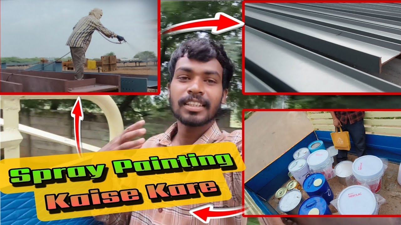 Spray Painting Kaise Kare ll Spray Painting Hindi Vlog Video  