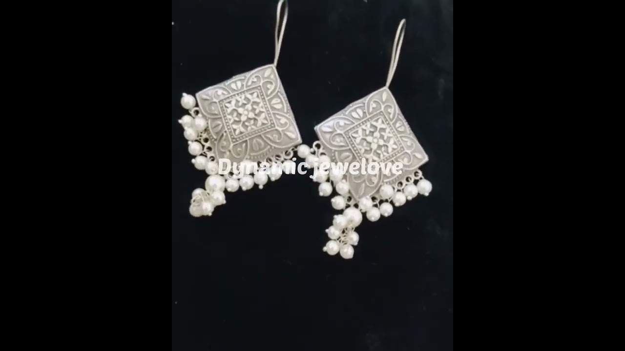 silver look alike oxidised jewellery 