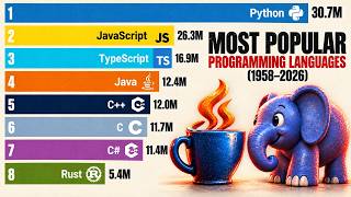 Most Popular Programming Languages (1958-2026): 10 Changes at #1